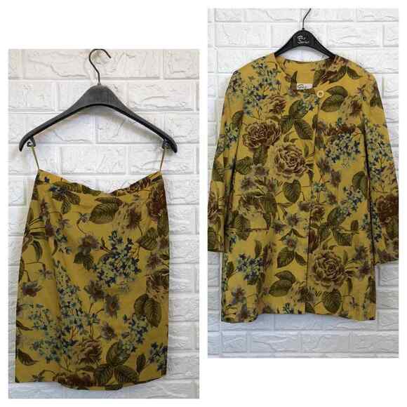 Vintage Guy Sorlut Paris skirt blazer suit Set 38 Women’s 2 Piece Work Office - Picture 2 of 9